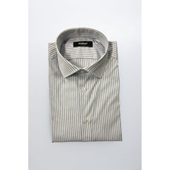 Baldinini Trend Light Blue Cotton Men Shirt