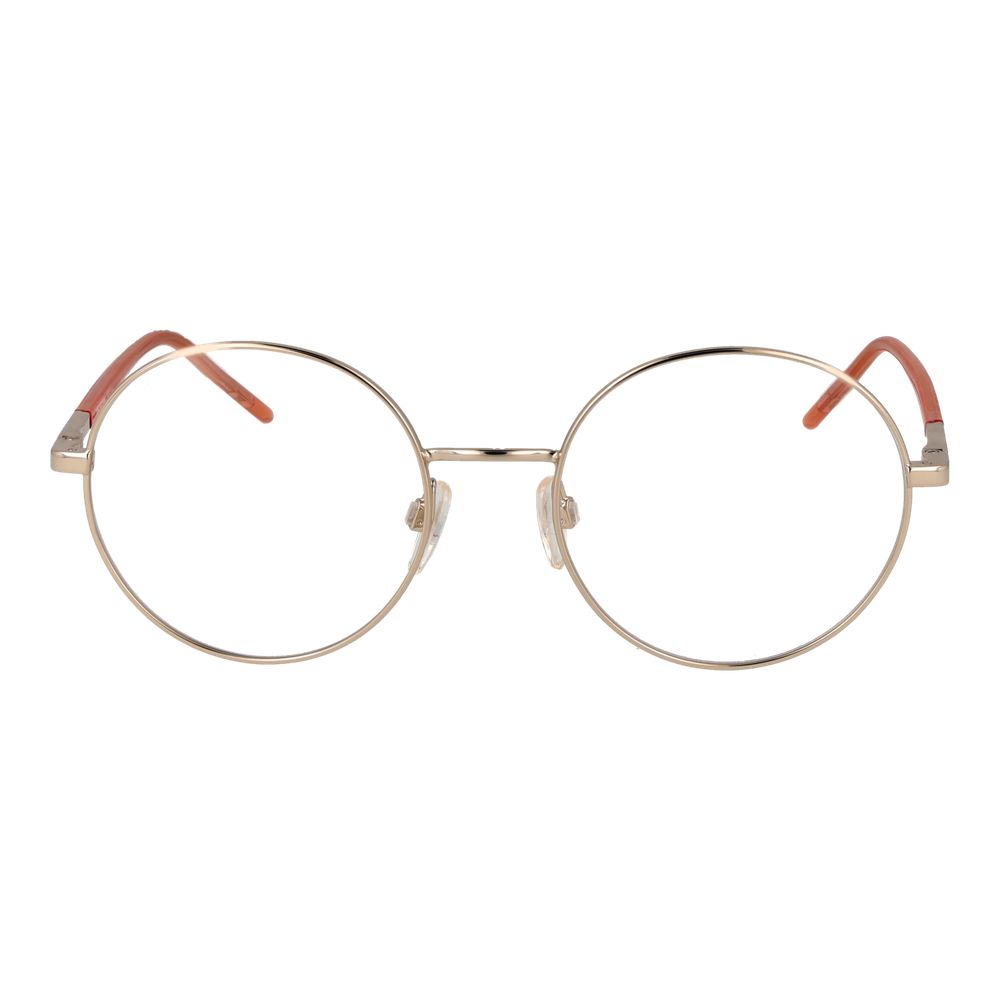 Monture de lunettes Love Moschino dorée pour femme
