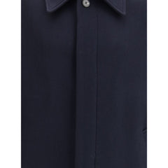 Sunflower Blue Fleece Wool Coat