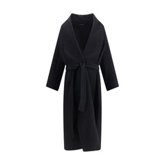 Tom Ford Black Fleece Wool Coat