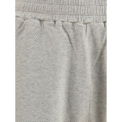 Represent Cremefarbene Bermuda-Shorts aus Baumwolle