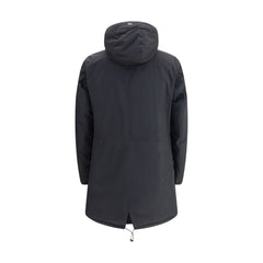 Herno Parka aus schwarzem Polyester