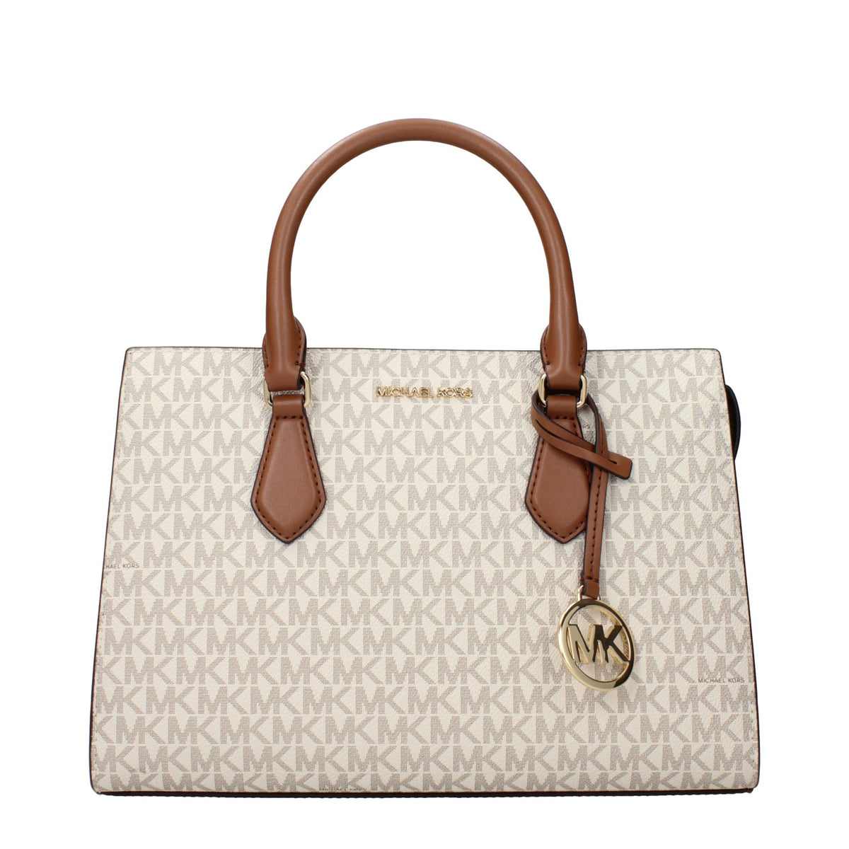 Michael Kors Handtasche aus beigefarbenem Stoff