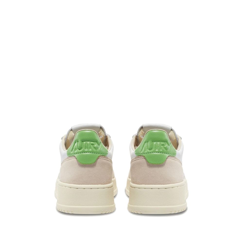 Autry White Leather Sneakers