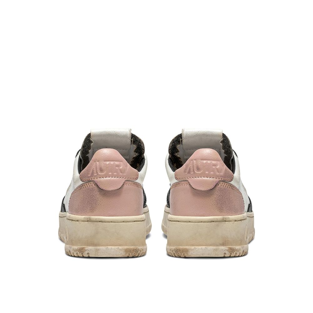 Autry Weiße Leder-Sneaker (niedriger Schaft)