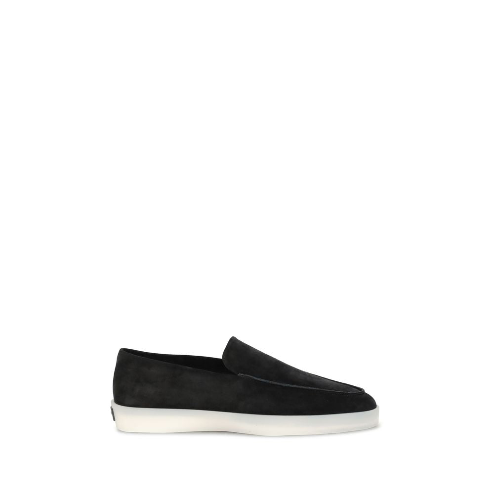 Fear of God Slipper aus schwarzem Leder