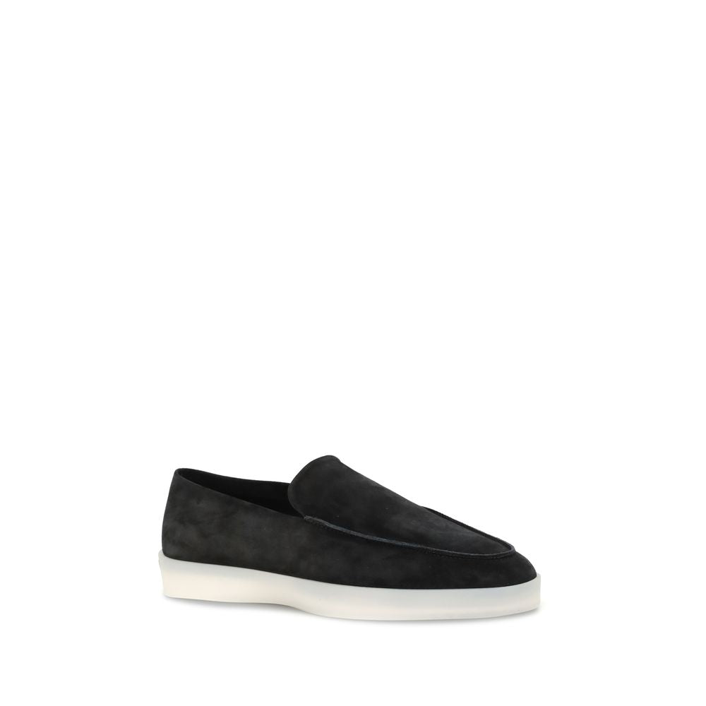 Fear of God Slipper aus schwarzem Leder