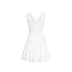 Alaïa Weißes Baumwoll-Freizeitkleid