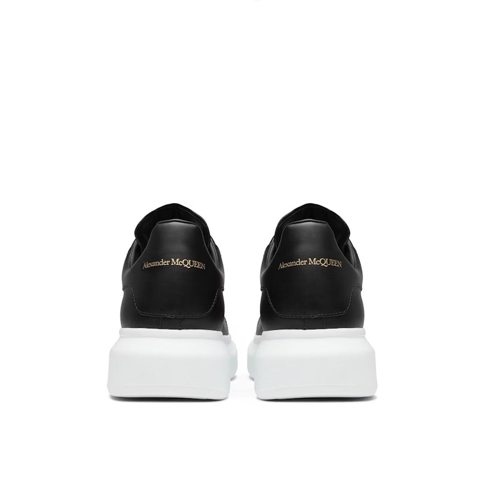 Alexander McQueen Black Calfskin Chunky Sneakers