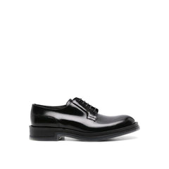 Alexander McQueen Oxfords und Derbys aus schwarzem Kalbsleder