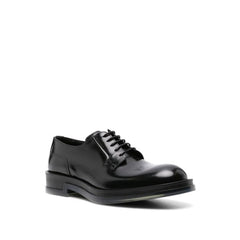 Alexander McQueen Oxfords und Derbys aus schwarzem Kalbsleder