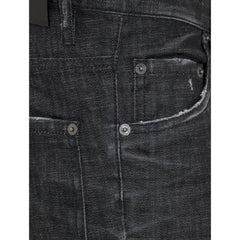 Dsquared² Black Cotton Jeans Denim