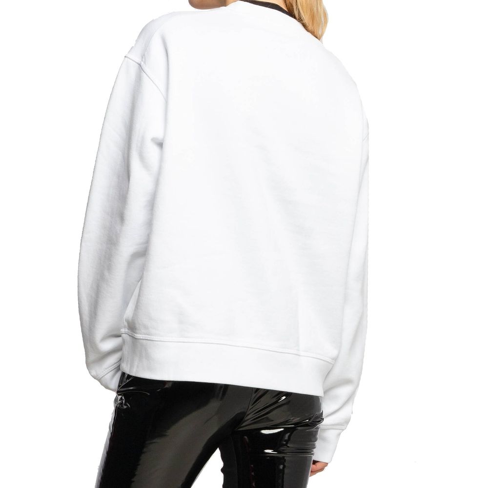 Dsquared² Weißes Baumwoll-Sweatshirt