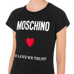 Moschino Couture Black Cotton Casual Dress