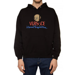 Versace Sweatshirt aus schwarzer Baumwolle