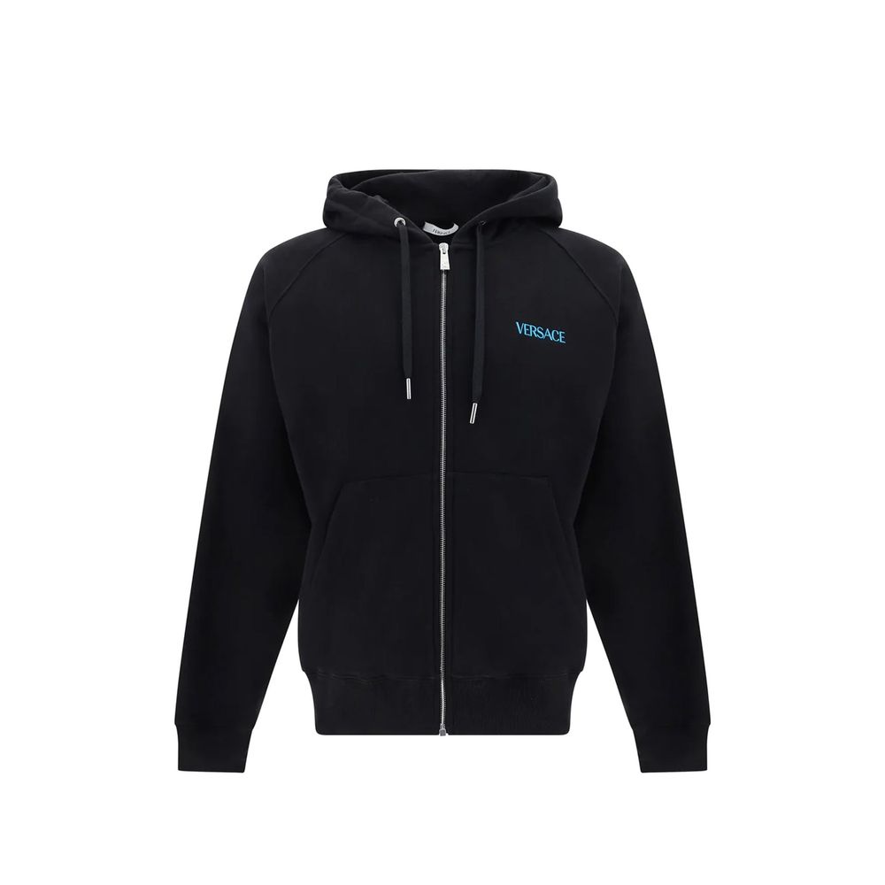 Versace Sweatshirt aus schwarzer Baumwolle