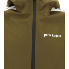 Palm Angels Grüne Polyethylen-Außenjacke