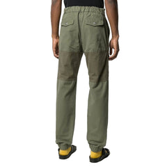 Palm Angels Green Cotton Cargo Pants
