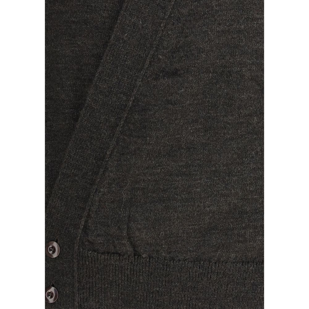 Lemaire braune Marabou-Strickjacke