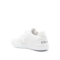 Celine Sneaker aus weißem Kalbsleder, niedriges Top
