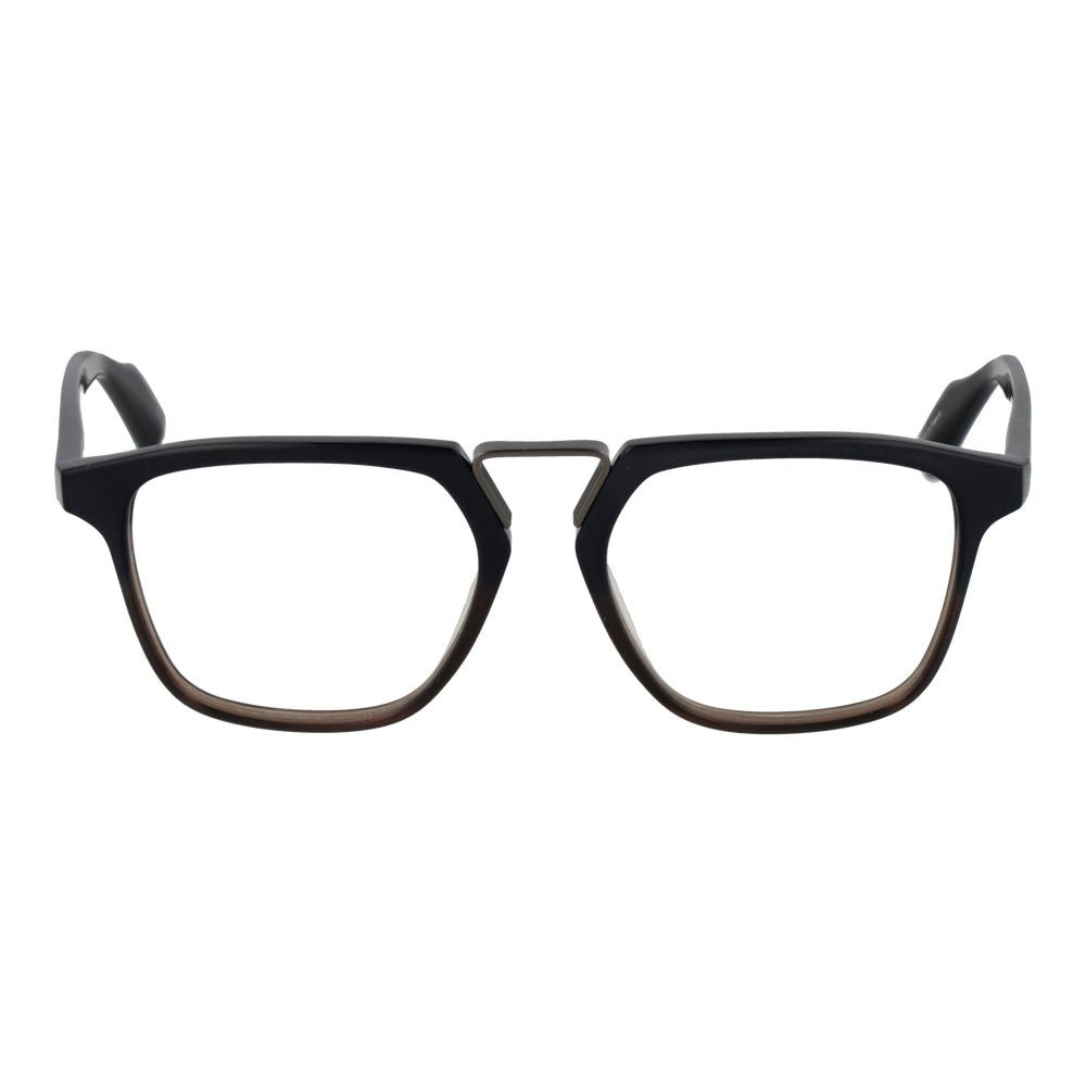 Yohji Yamamoto Schwarze Kunststoffbrille (Gestell)