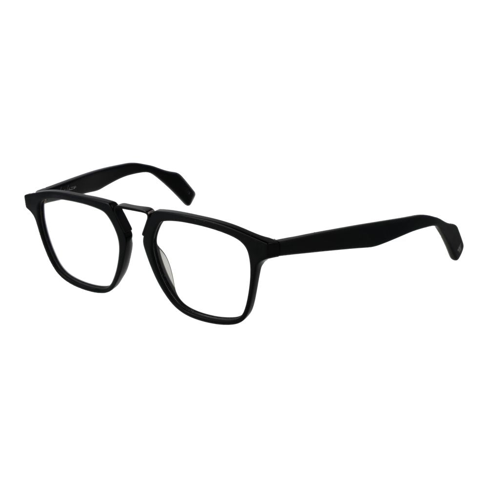 Yohji Yamamoto Schwarze Kunststoffbrille (Gestell)