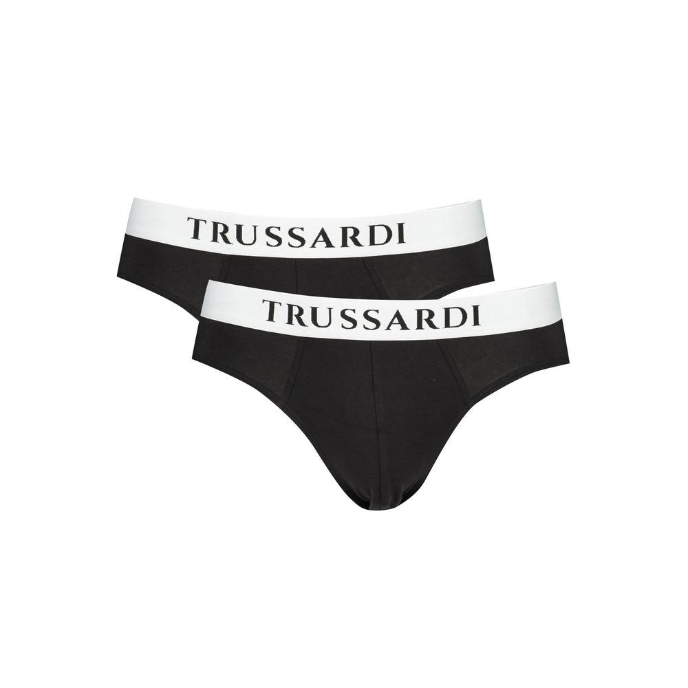 Trussardi Unterwäsche aus schwarzer Baumwolle