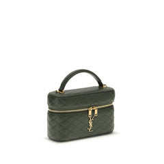 Saint Laurent Green Calf Leather Bos Taurus Handbag