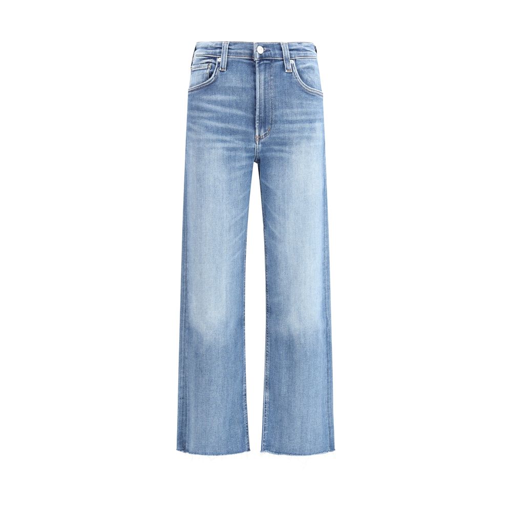 Citizens of Humanity Jeans aus blauer Baumwolle mit geradem Bein