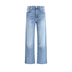 Citizens of Humanity Jeans aus blauer Baumwolle mit geradem Bein