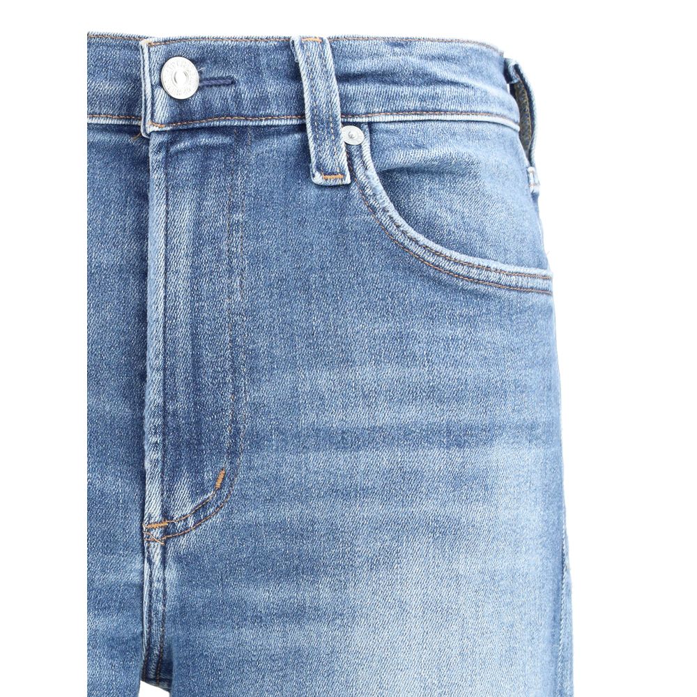 Citizens of Humanity Jeans aus blauer Baumwolle mit geradem Bein