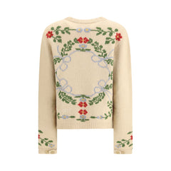 Baziszt Beige Alpaka Vicugna Pacos Cardigan