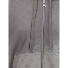 Marine Serre Gray Cotton Sweatshirt