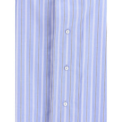 Margiela Light Blue Cotton Pattern Shirt