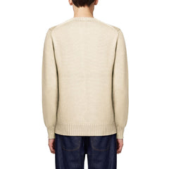 Alpha Studio White Cashmere Sweater