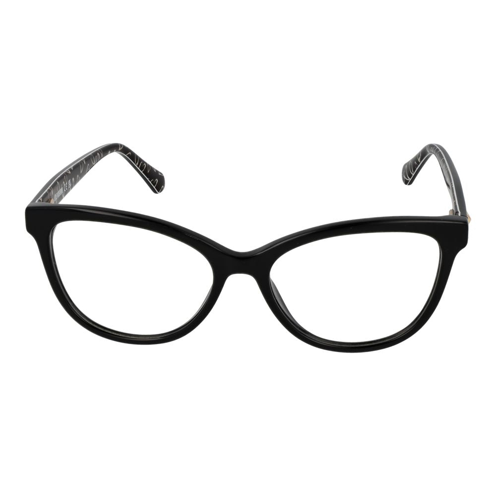 Love Moschino Brille aus schwarzem Acetat (Gestell)
