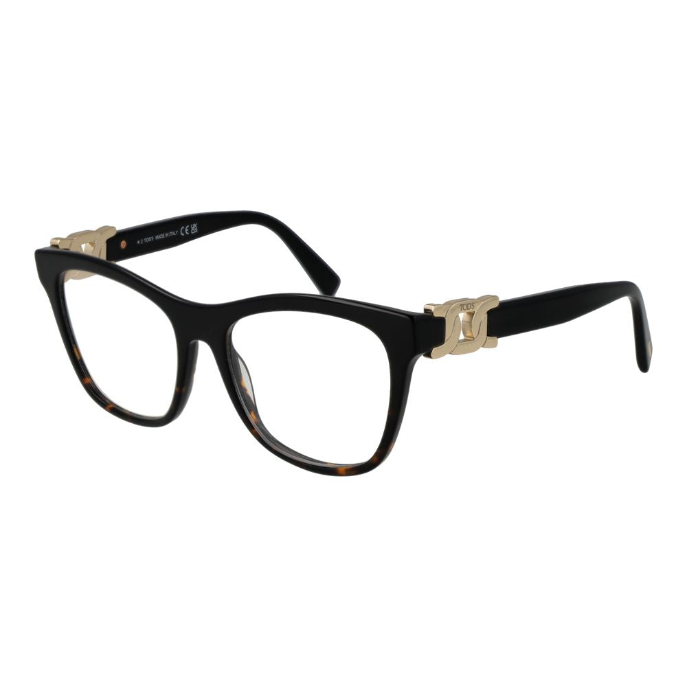 Tod's Brille aus schwarzem Acetat (Gestell)