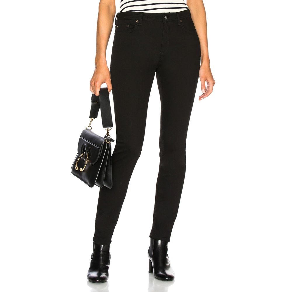 Acne Studios Schwarze Skinny Jeans aus Baumwolle