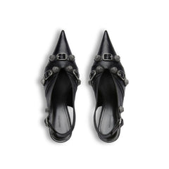 Balenciaga Black Calfskin High Heel Pumps