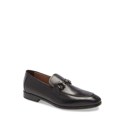Salvatore Ferragamo Slipper aus schwarzem Kalbsleder