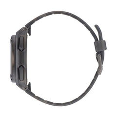 Adidas Sportuhr aus braunem Synthetikmaterial