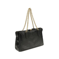 Valentino Garavani Black Lamb Leather Shoulder Bag