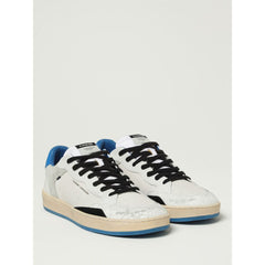 Crime London Weiße Leder-Sneaker (Low Top)