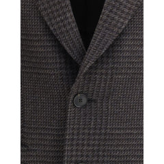 Manteau en laine marron ZEGNA