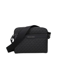 Michael Kors Black Fabric Crossbody Bag
