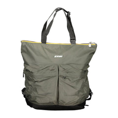 K-WAY Green Polyamide Unisex Backpack