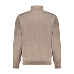 K-WAY Brown Wool Men Sweater