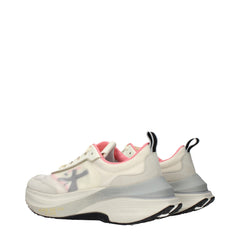 Premiata Beige Fabric Chunky Sneakers