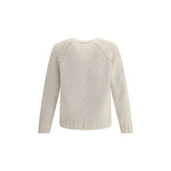 ZEGNA Cream Cashmere Cashmere Sweater