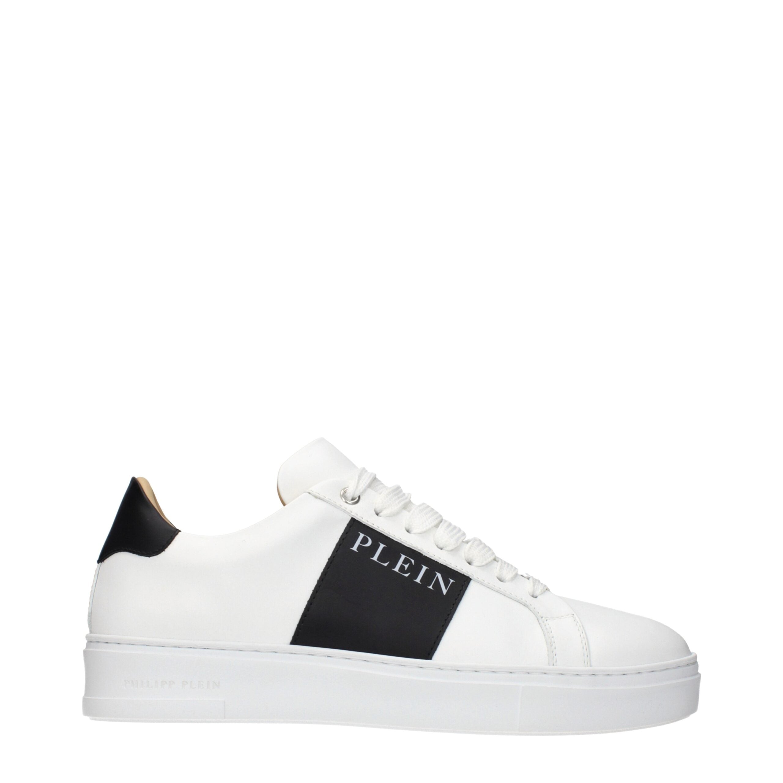 Scarpe da ginnastica in pelle bianca Philipp Plein